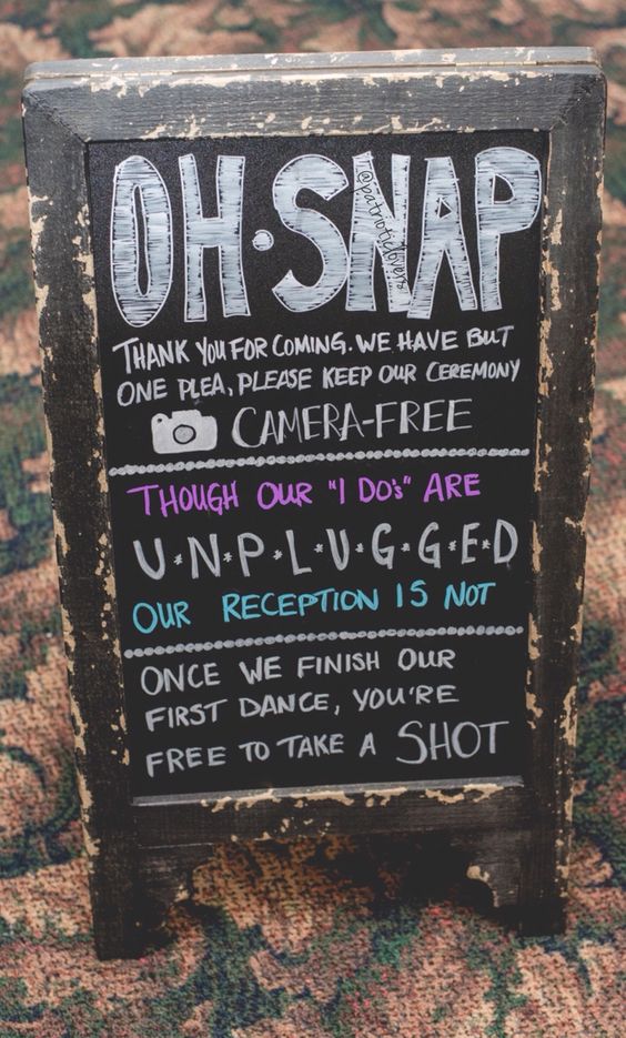 wedding unplug sign2